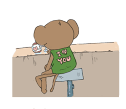 sarurun-monkey sticker #4977103