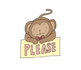 sarurun-monkey sticker #4977110