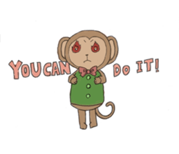 sarurun-monkey sticker #4977113