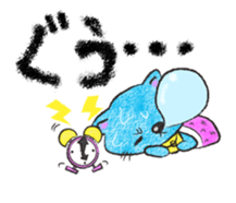 Sky Blue Cat sticker #4977166