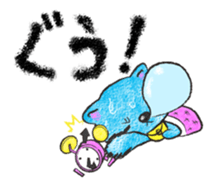 Sky Blue Cat sticker #4977167