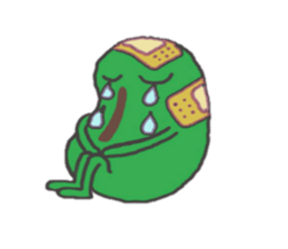broad bean-kun sticker #4977324
