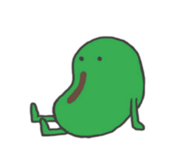 broad bean-kun sticker #4977328