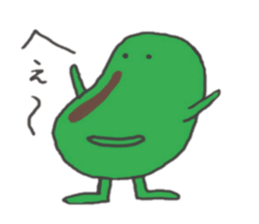 broad bean-kun sticker #4977341