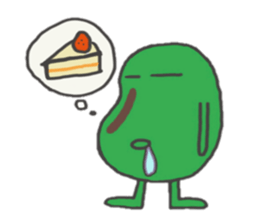 broad bean-kun sticker #4977352