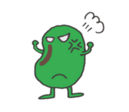 broad bean-kun sticker #4977356
