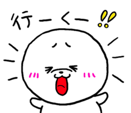 white cute dog Part2 sticker #4977810