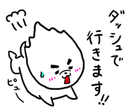 white cute dog Part2 sticker #4977820