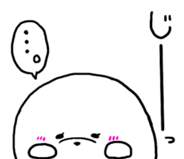 white cute dog Part2 sticker #4977836