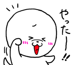 white cute dog Part2 sticker #4977837