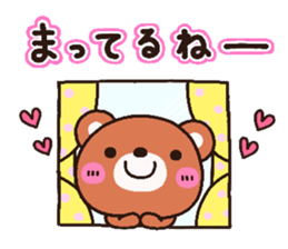 bear heart 16 sticker #4977852