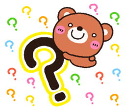 bear heart 16 sticker #4977866