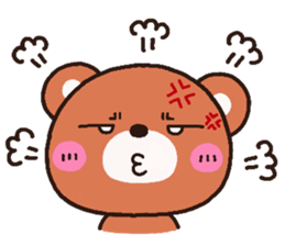 bear heart 16 sticker #4977869