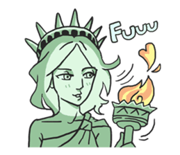 AsB - The Statue Of Liberty Festival sticker #4978124