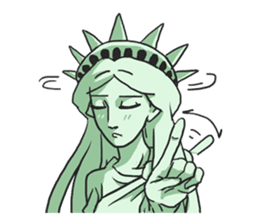 AsB - The Statue Of Liberty Festival sticker #4978126