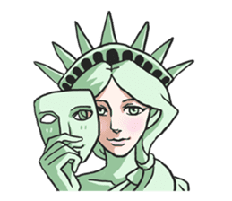 AsB - The Statue Of Liberty Festival sticker #4978150