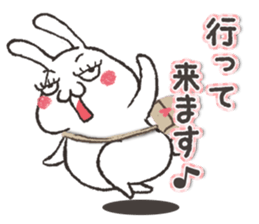 False eyelashes rabbit1 sticker #4978362