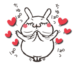 False eyelashes rabbit1 sticker #4978375