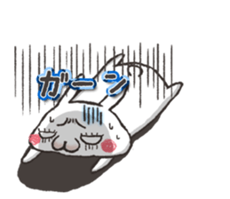 False eyelashes rabbit1 sticker #4978383