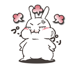 False eyelashes rabbit1 sticker #4978386