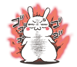 False eyelashes rabbit1 sticker #4978387