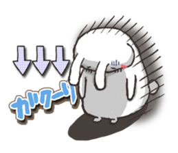 False eyelashes rabbit1 sticker #4978395