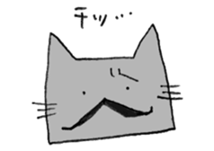 Hige-nyafu sticker #4980002