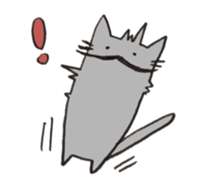 Hige-nyafu sticker #4980003