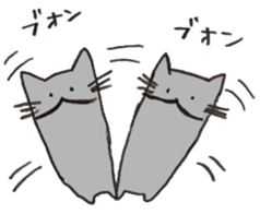 Hige-nyafu sticker #4980018