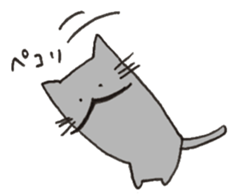 Hige-nyafu sticker #4980019