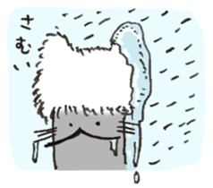 Hige-nyafu sticker #4980023