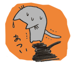 Hige-nyafu sticker #4980024