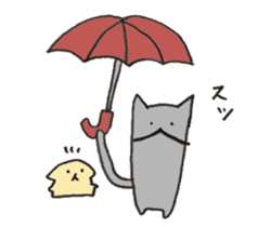 Hige-nyafu sticker #4980029