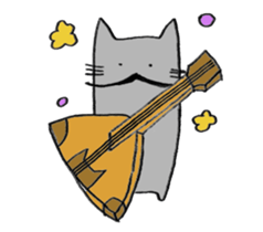 Hige-nyafu sticker #4980034