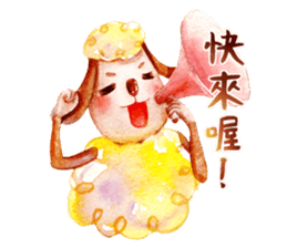 luke54 Warm sheep blessing Sticker sticker #4980723