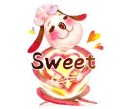 luke54 Warm sheep blessing Sticker sticker #4980746