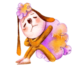 luke54 Warm sheep blessing Sticker sticker #4980753