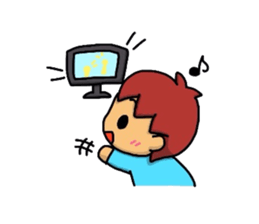 Heartwarming baby sticker #4981579