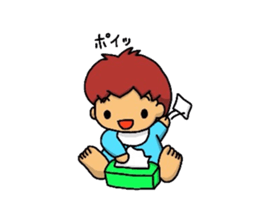 Heartwarming baby sticker #4981588