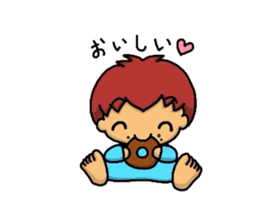 Heartwarming baby sticker #4981593