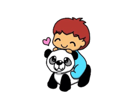 Heartwarming baby sticker #4981597