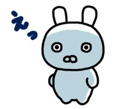 attention rabbit sticker #4981850