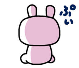 attention rabbit sticker #4981865