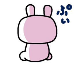 attention rabbit sticker #4981865