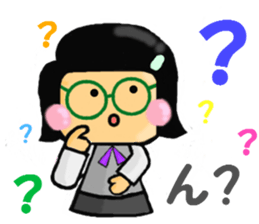 Miss Tamura of the clerk. sticker #4983054