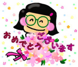 Miss Tamura of the clerk. sticker #4983067