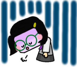 Miss Tamura of the clerk. sticker #4983075