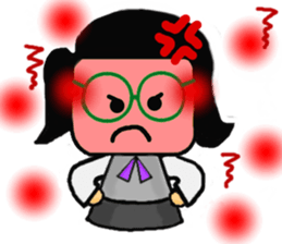 Miss Tamura of the clerk. sticker #4983076