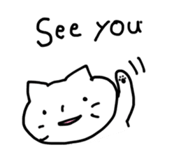 graffiti of cat sticker #4983193