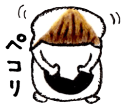 Bobbed hair cat. sticker #4983236